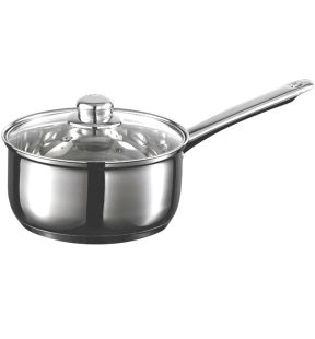 Starfrit - Everyday Basix Casserole with Glass Lid, 3.2 Liter Capacity, Stainless Steel