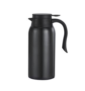 JS Gourmet - Double Walled Insulated Carafe, 1200ml Capacity, Black