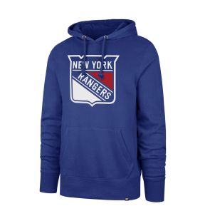 47 Brand Imprint Headline Pullover Mens Hoody - New York Rangers