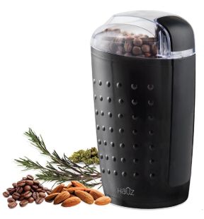 Hauz ACG473 - Electric Grinder for Coffee Spices and Herbs, Black