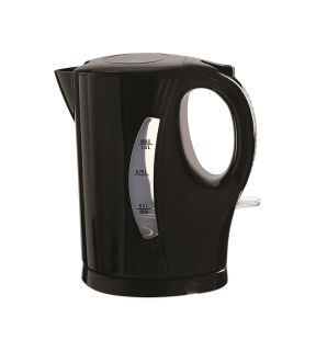 Salton Essentials - Cordless Electric Kettle with 1 Liter Capacity, Black