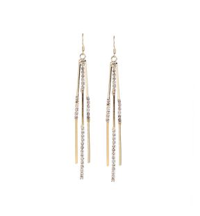 SOHI Women's Sleek Drop Earrings