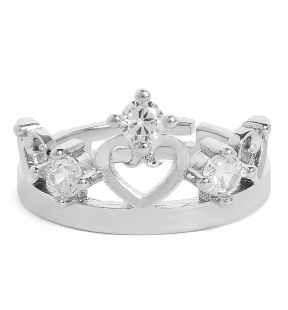 SOHI Women's Crown Finger Ring