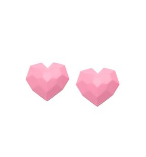 SOHI Women's Heart Stud Earrings