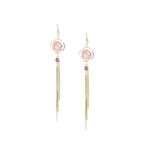 SOHI Women's Rose Drop Earrings