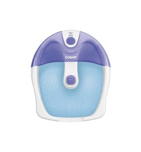 Conair - Footbath with Vibration Massage, White and Purple