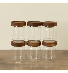 Glass Canister Mini Six Set