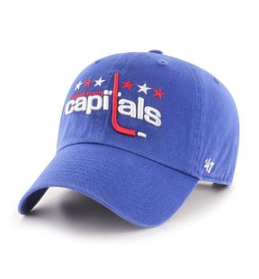 47 Brand NHL Clean Up Vintage Adjustable Hat - Washington Capitals