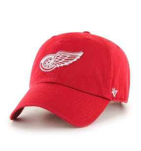 47 Brand NHL Clean Up Adjustable Hat - Detroit Red Wings