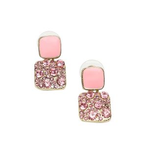 SOHI Women Pink Stud Earrings