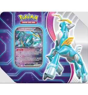 Pokemon  PARADOX DESTINIES TIN - Iron Crown Ex