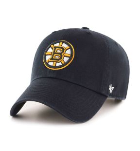 47 Brand NHL Clean Up Adjustable Hat - Boston Bruins