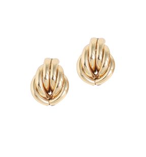 SOHI Women's Knot Stud Earrings