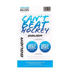 Bauer Can't Beat Hockey Sticker Sheet