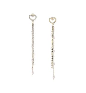 SOHI Women's Sleek Drop Earrings