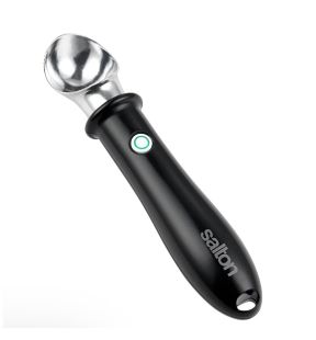 Salton Heated Ice Cream Scoop USB-C Rechargeable Black