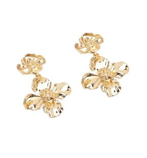 SOHI Women's Flower Drop Earrings