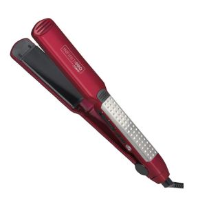 Conair - Tourmaline Ceramic Flat Iron, Maximum Temperature 455°F, Red