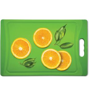 Starfrit - Reversible Cutting Board, Antibacterial, 14" x 10", Green