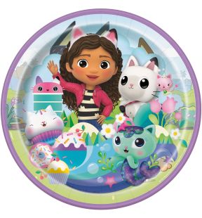 Gabby's Dollhouse 9" Party Dinner Plates [8 per Pack]