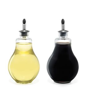 Gourmet - Set of 2 Bottles for Oil and Vinegar, 280ml Capacity, Made of Glass