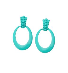 SOHI Women's Halo Drop Earrings