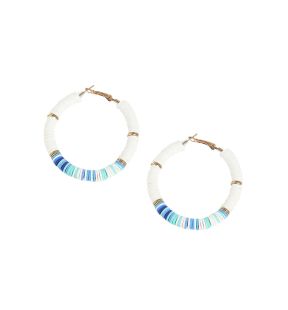 SOHI Women's Beachy Hoop Earrings