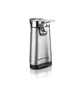 Hamilton Beach - Electric Can Opener with Knife Cutter and Bottle Opener, Stainless Steel