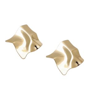 SOHI Women's Foil Stud Earrings