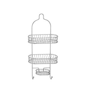 Jessar - Hanging Shower Accessory Holder, Silver