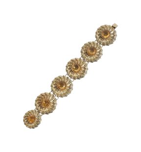 SOHI Women's Sunflower Tennis Bracelet