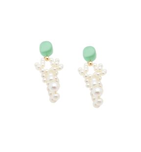 SOHI Women's Snowball Drop Earrings