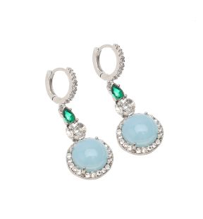 SOHI Women's Circular Drop Earrings