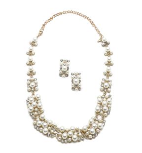 SOHI Women White Jewellery Set