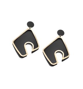 SOHI Women's Abstract Drop Earrings