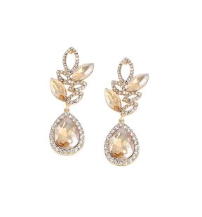 SOHI Women's Dazzling Drop Earrings