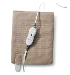 Sunbeam - Heating Pad 12 '' x 15 '' With Auto Shut Off, Beige