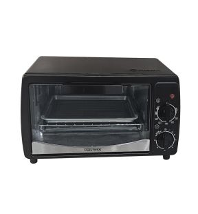 Toastess - Toaster Oven, 4 Slice Capacity, Temperature Control, 1000 Watts, Black