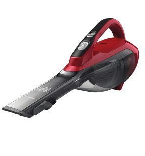 Black + Decker - Dusbuster Cordless Hand Vacuum, Washable Receptacle and Filter, Red