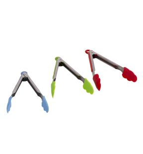 L.Gourmet 9'' Silicone Tongs with Pull Lock | 70297