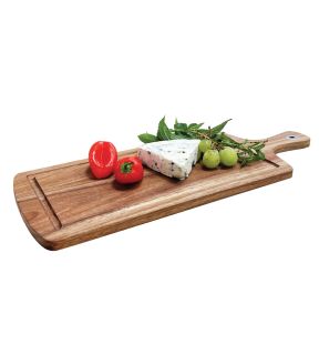 JS Gourmet - Acacia Wood Serving and Cutting Board with Handle