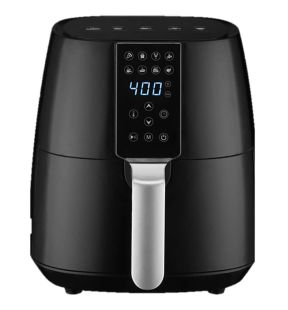 Toastess - Digital Hot Air Fryer, 3.8 Liter Capacity, 8 Preset Functions, Black