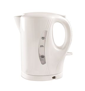 Salton Essentials - Cordless Electric Kettle with 1 Liter Capacity, White