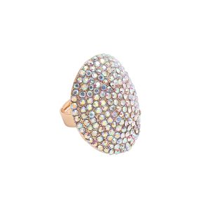 SOHI Women's Bling Cocktail Ring