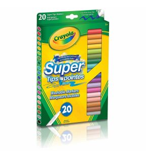 Crayola 20 Super Tips Washable Markers