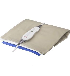 Sunbeam - 12 '' x 24 '' XL Heating Pad with Auto Shut Off, Beige