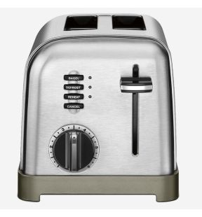 Cuisinart MetalClassic Toaster: 2-slice, brushed s/s | CPT-160C