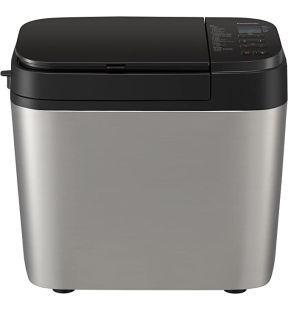 Panasonic bread maker: 2-lb capacity, makes gluten free bread, cake & dough, s/s & black | SD-R2550S