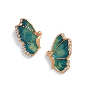 SOHI Women Green Stud Earrings