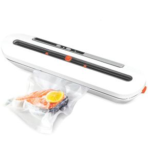 Hauz - Vacuum Bag Sealer, 10 Bags Included, Compact Design, White